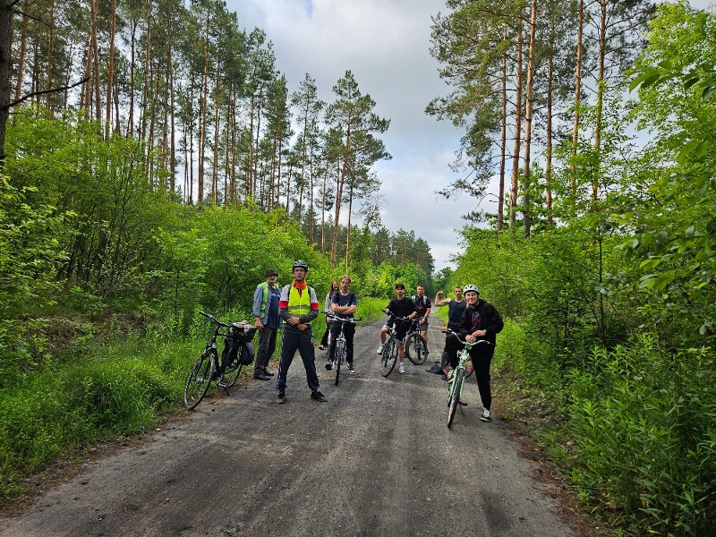Szkolna wycieczka rowerowa
